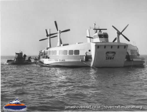 SRN4 prototype GH-2007 -  (credit: The <a href='http://www.hovercraft-museum.org/' target='_blank'>Hovercraft Museum Trust</a>).